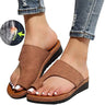 Sandales mules à entre-doigt avec bride asymétrique large pour Femmes